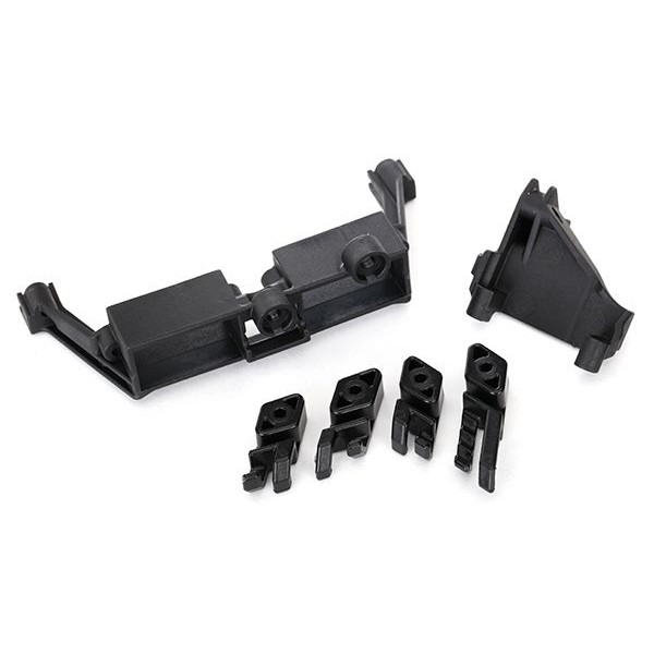 Traxxas Servo Mount, 2-Speed/ Servo Mount, T-Lock/ Wire Clips
