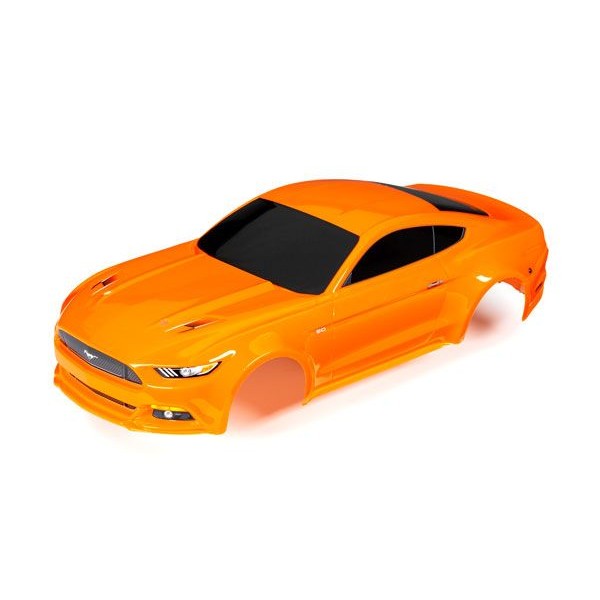Traxxas Ford Mustang Body Orange (Painted, Decals Applied)