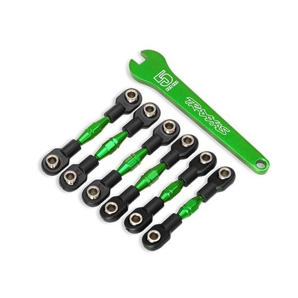 Traxxas Green Turnbuckles, cambers, wrench