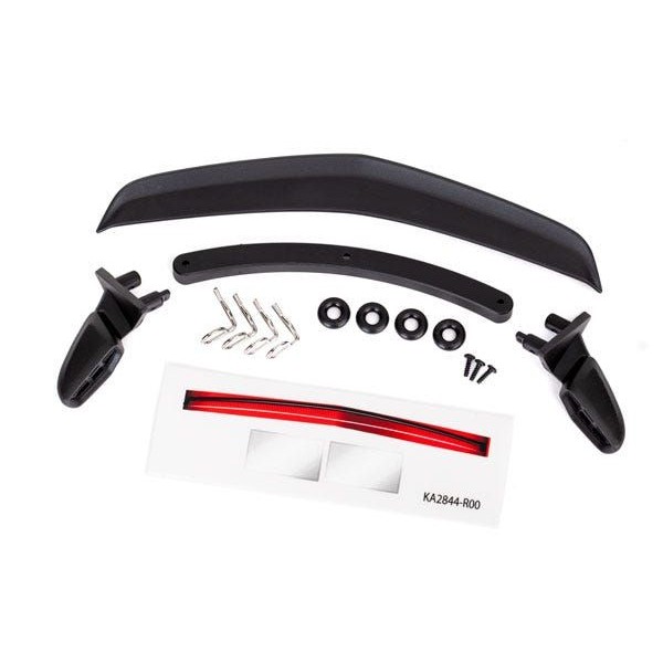 Traxxas Side Mirrors, black (left & right) and clips