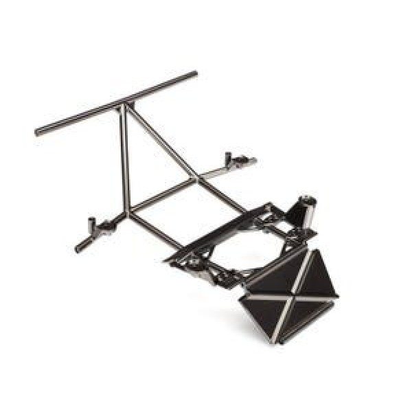 Traxxas Front  Tube Chassis, Center Section, Satin Black Chrome-Plated