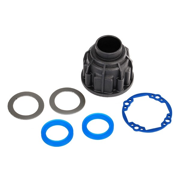 Carrier, differential, x-ring gaskets, ring gear gasket (2)
