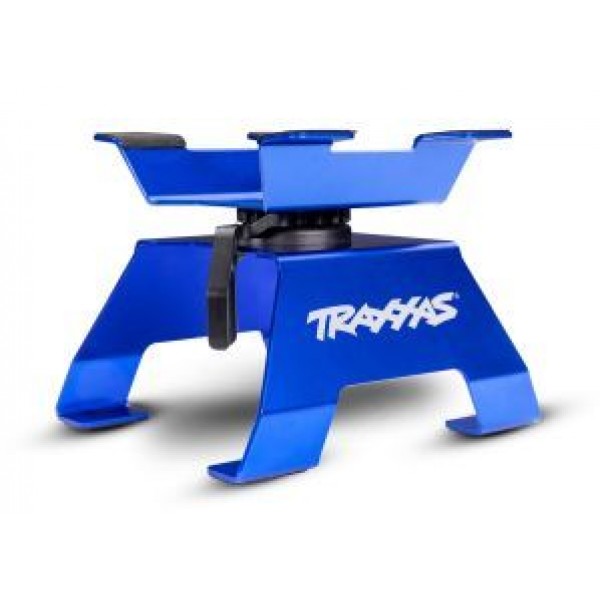 Traxxas RC car/truck stand, blue (assembled)