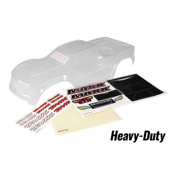 Traxxas Maxx Body, heavy duty, clear
