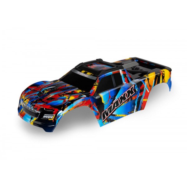 Traxxas Painted Maxx Body, Rock n' Roll, Decals Applied (Extended)