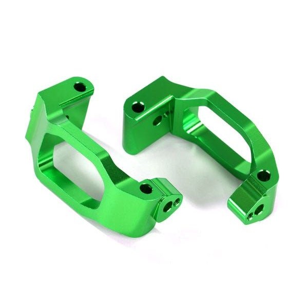 Traxxas Left/Right Caster blocks, green (2)