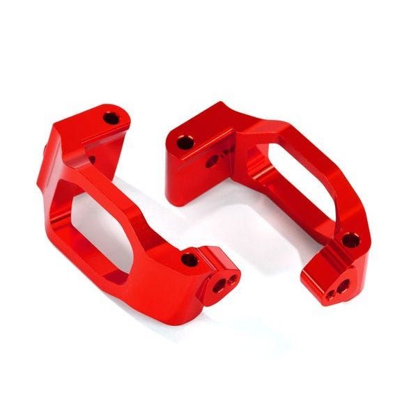 Traxxas Left/Right Caster Blocks, Red (MAXX)