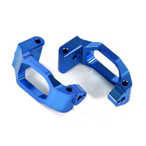 Traxxas Left/Right Caster Blocks, BLUE (MAXX)