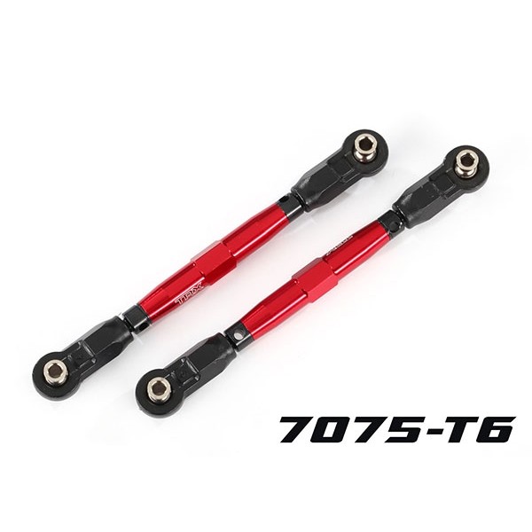 Traxxas Maxx Aluminum Front Toe Links, Red (2)