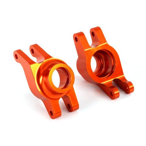 Traxxas Aluminum Rear Stub Axle Carriers, Green-Anodized (2)