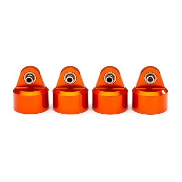 Traxxas Shock caps, aluminum (orange-anodized) (GT-Maxx) (4)