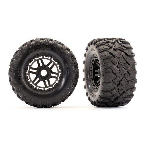 Traxxas Tires & wheels, Mounted Maxx All-Terrain tires (TSM rated) (2)