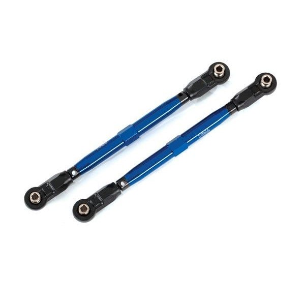 Traxxas Toe links, front (TUBES blue-anodized, 6061-T6 aluminum) (2)