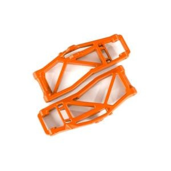 Traxxas Front/Rear Suspension Arms, Lower, Orange (Widemaxx Suspension kit) (2)
