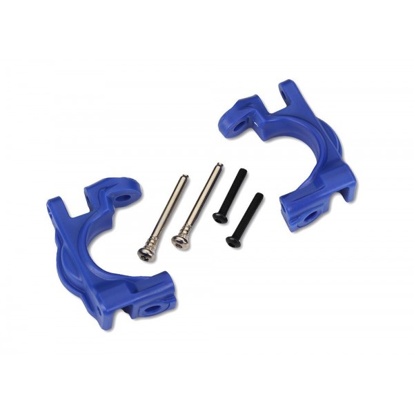 Traxxas Caster blocks (c-hubs), extreme heavy duty, blue 