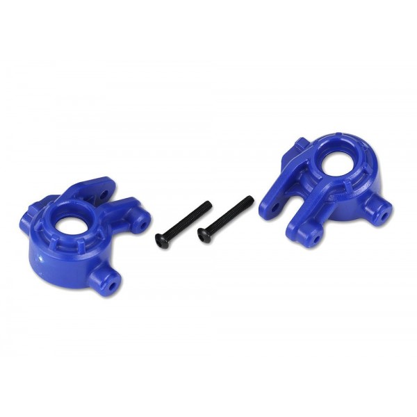 Traxxas Steering blocks, extreme heavy duty, blue (left & right)