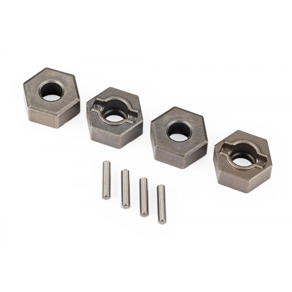 Traxxas Steel Wheel Hexes, Extreme Heavy Duty, 12mm (4)