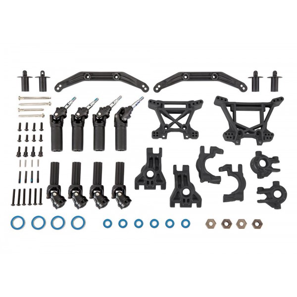 Traxxas Outer Driveline & Suspension Upgrade Kit, Extreme Heavy Duty, Black