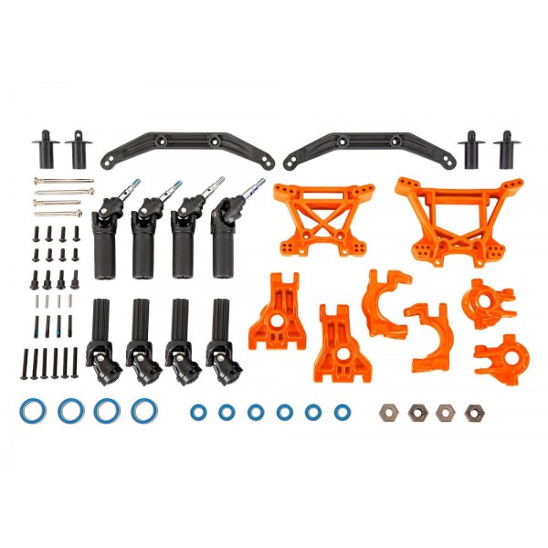 Traxxas Outer Driveline & Suspension Extreme Heavy-Duty Upgrade Kit, Orange