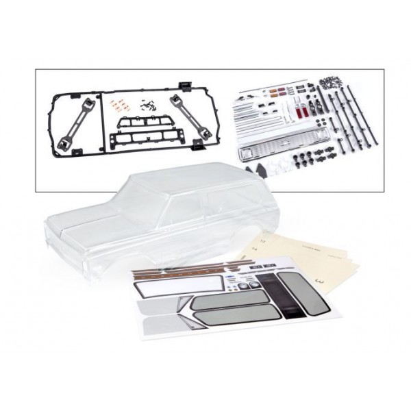 Traxxas Body, Chevrolet Blazer (1972) (clear, requires painting)