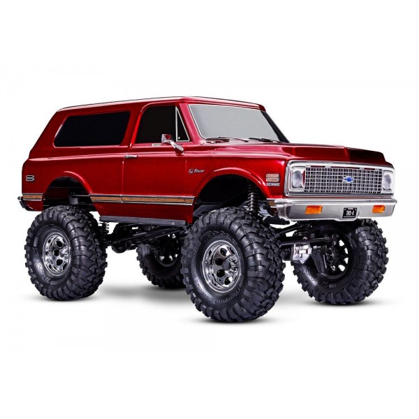 Traxxas TRX-4 High Trail Edition with 1972 Chevrolet Blazer Body: 4WD Electric Truck with TQi Traxxas Link Enabled 2.4GHz Radio System RED