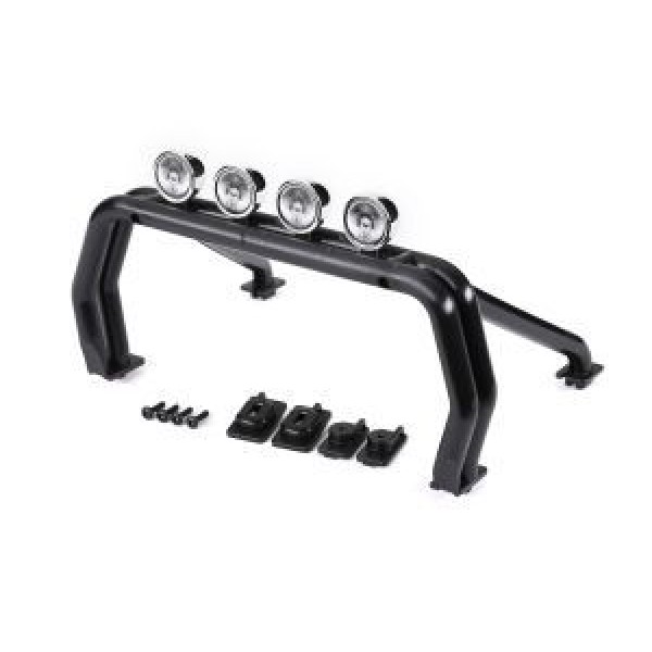 Traxxas Roll bar (black)/ mounts (front (2), rear (left & right))