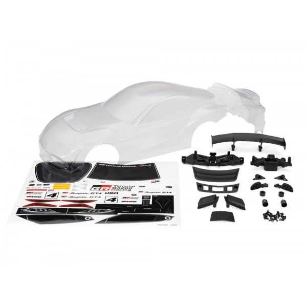 Traxxas Toyota Supra GT4 Body, Clear, Trimmed