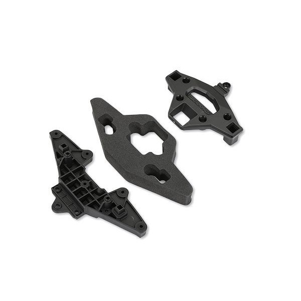 Traxxas Bumper, front/ bumper mount/ bumper foam