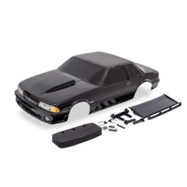 Traxxas Body, Ford Mustang, Fox Body, black 