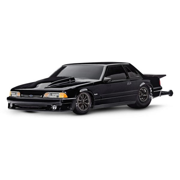 Traxxas Mustang Drag Slash Heavy Duty 1/10 Brushless Drag Car, Black