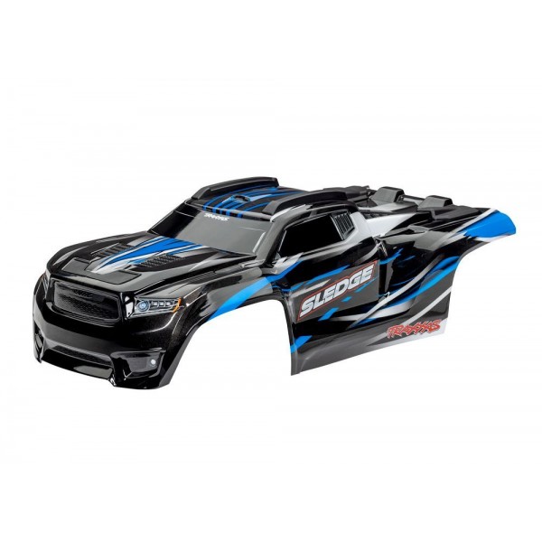Traxxas BODY, SLEDGE BLUE COMPLETE