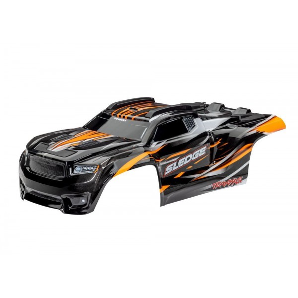Traxxas BODY SLEDGE ORANGE COMPLETE