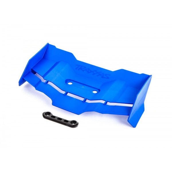 Traxxas Wing/ Wing Washer, Blue (Sledge)