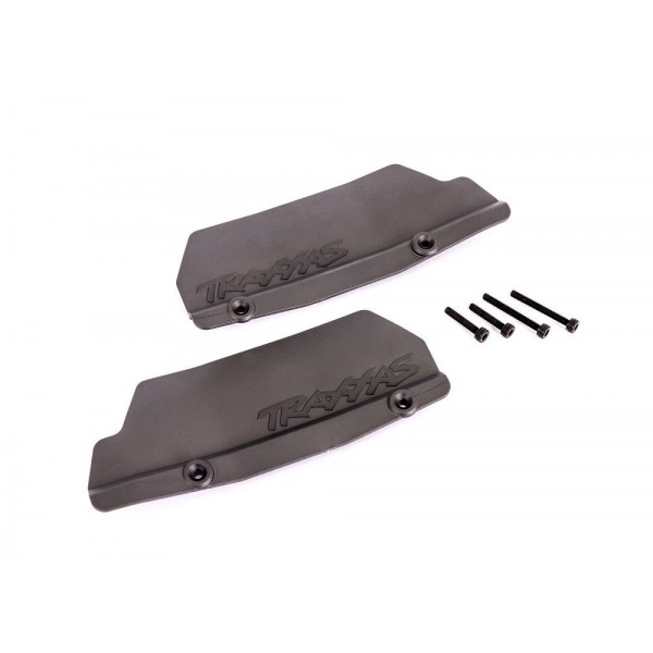 Traxxas Left/Right Rear Mud Guards, Black (Sledge) (2)