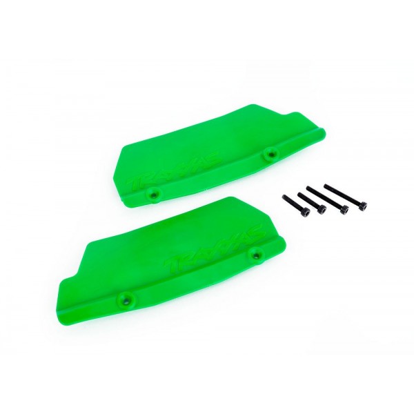 Traxxas Left/Right Mud Guards, Rear, Green