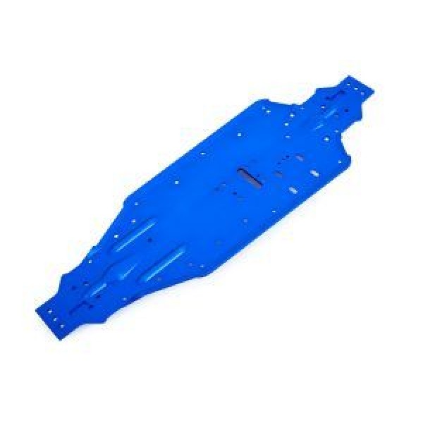 Traxxas Chassis, Sledge, aluminum (blue-anodized)