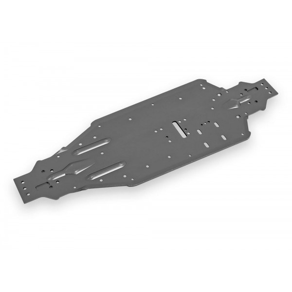 Traxxas Chassis, Sledge, aluminum (dark titanium-anodized)