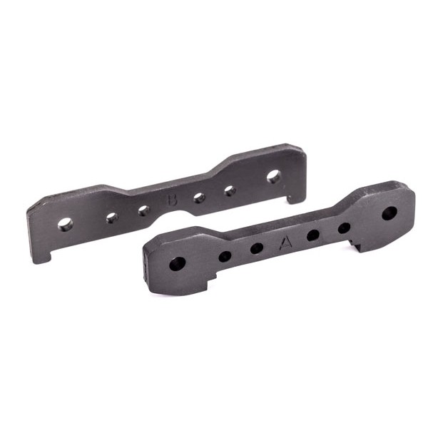 Traxxas Dark Aluminum-Anodized 6061-T6 Front Tie Bars