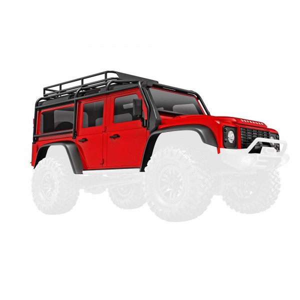 Traxxas BODY TRX-4M DEFENDER RED