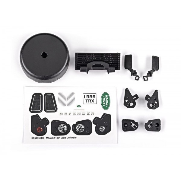 Traxxas MIRRORS SIDE L/R SNORKEL