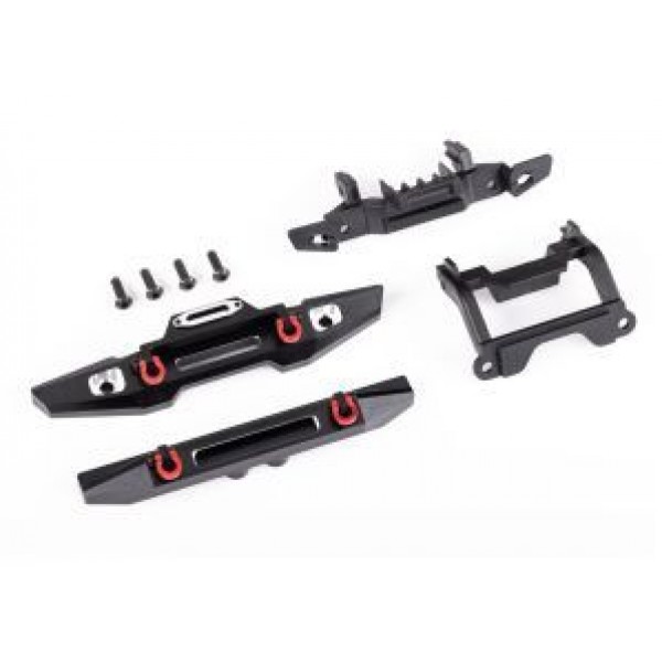 Traxxas BUMPER FRONT (1) REAR (1) ALUM