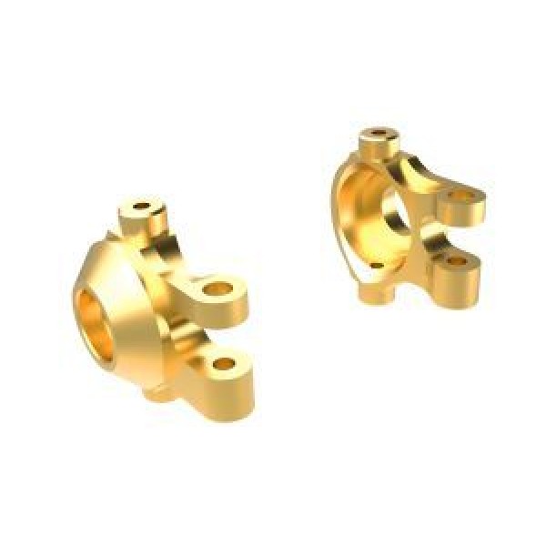 Traxxas STEERING BLOCKS, BRASS (L&R)
