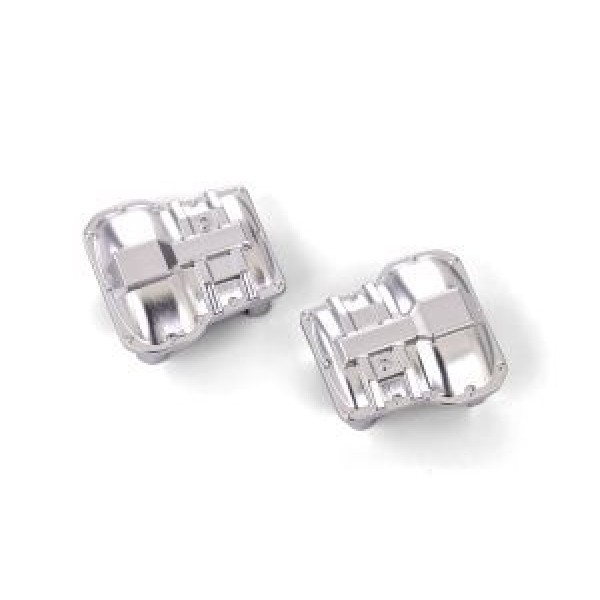 Traxxas Axle cover, front or rear (satin chrome) (2)