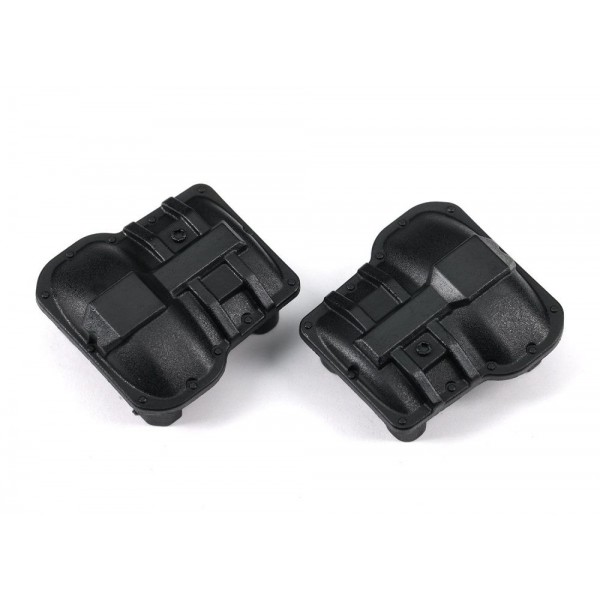 Traxxas Axle cover, front or rear (black) (2)
