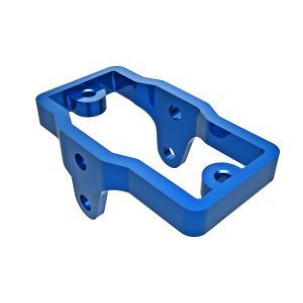 Traxxas Servo mount, 6061-T6 aluminum (blue-anodized)