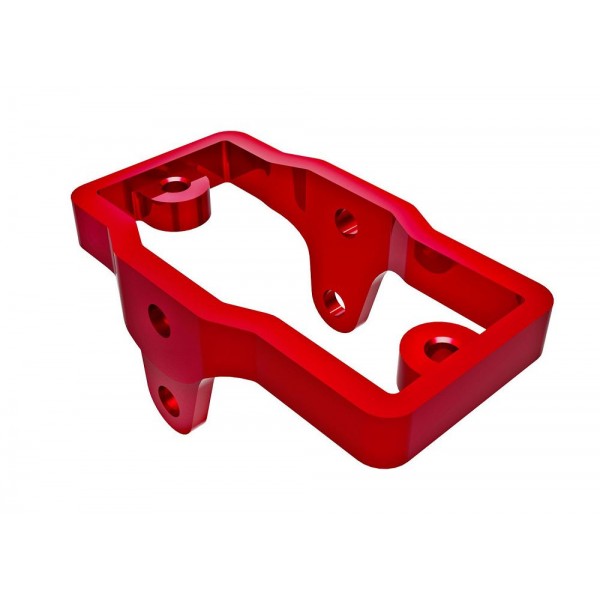 Traxxas Servo mount, 6061-T6 aluminum (red-anodized)