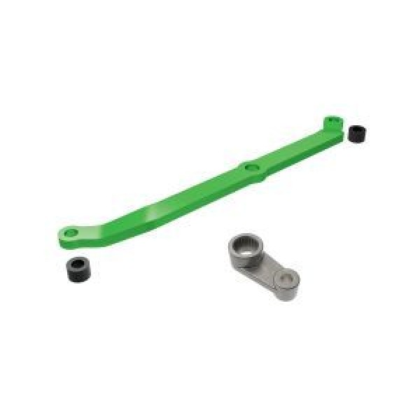 Traxxas Aluminum Steering link, Green & servo horn