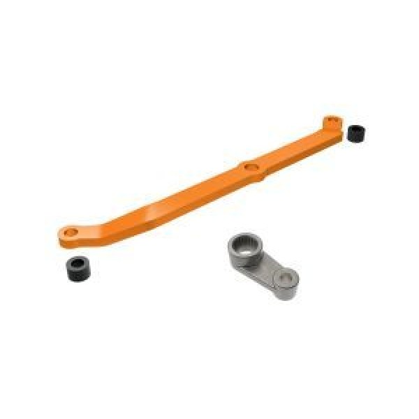 Traxxas Aluminum Steering link, orange & servo horn