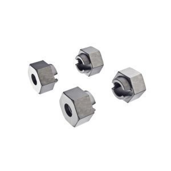 Traxxas Wheel hubs, 7mm hex (steel) (4)/ axle pins (8)