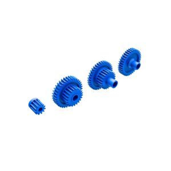 Traxxas Gear set, transmission, speed (9.7:1 reduction ratio)/ pinion gear, 11-tooth
